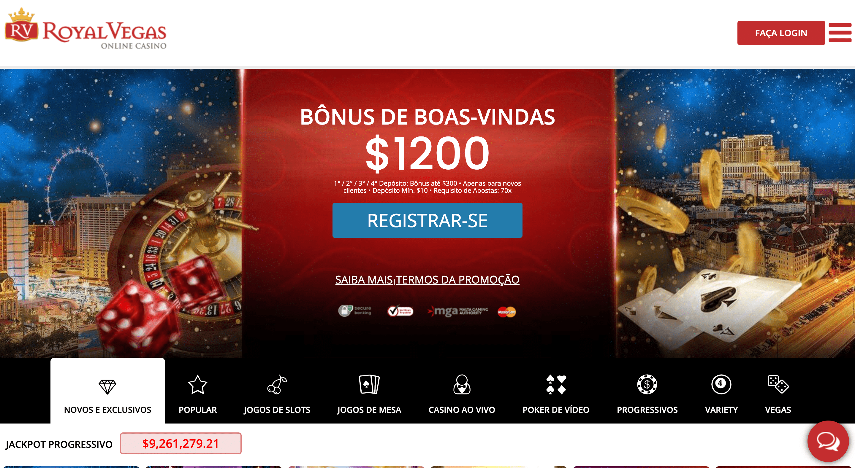 Royal Vegas Cassino Online