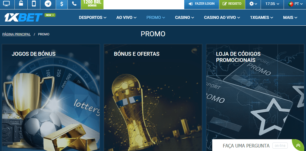 1xBet Cassino online