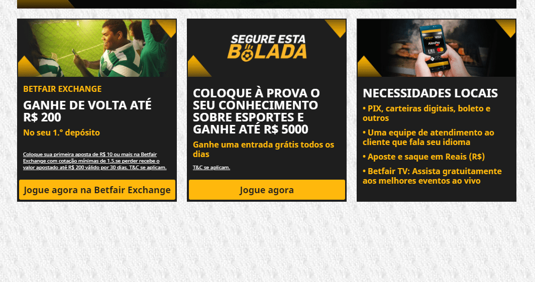 Betfair casino online Brasil