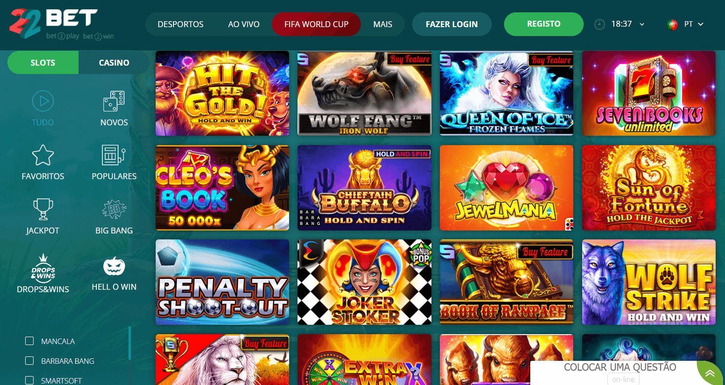 22Bet Casino Brasil